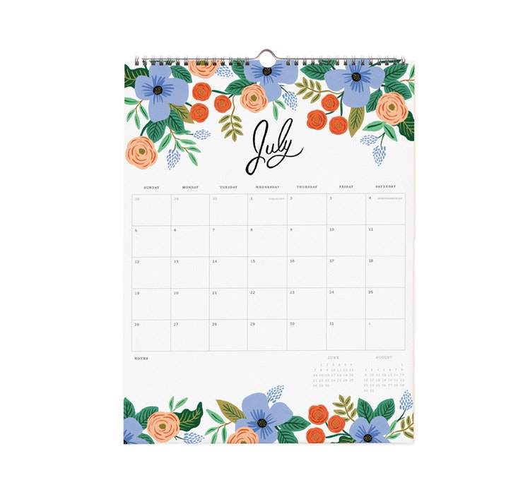 Väggkalender - 2020 Garden Blooms