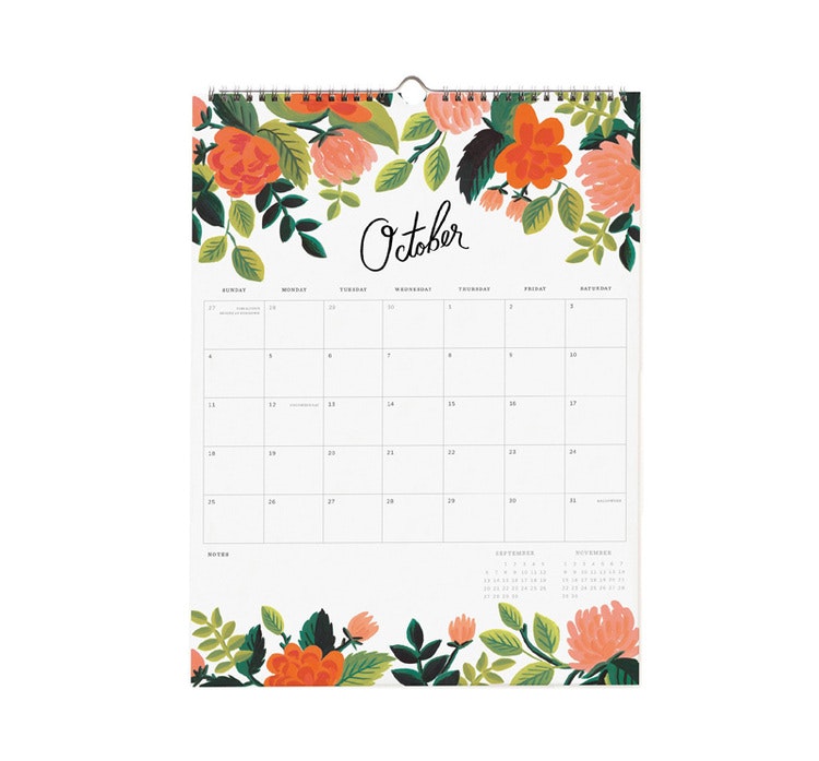 Väggkalender - 2020 Garden Blooms