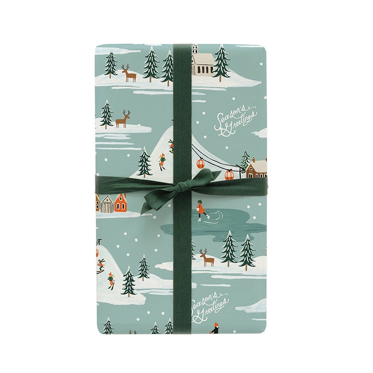 Presentpapper - Holiday Snow Scene