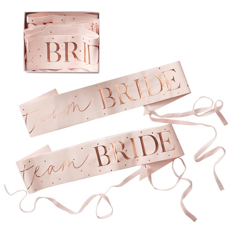 Sash- Team Bride - Blush