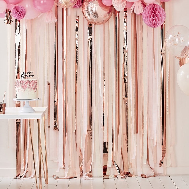 Backdrop - Streamer - Rosé