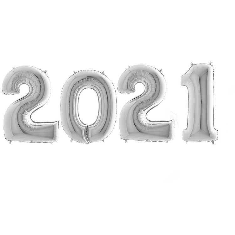 Sifferballonger 2021 - Silver