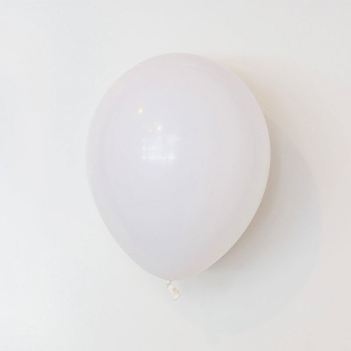 Heliumfylld latexballong 28cm - Vit
