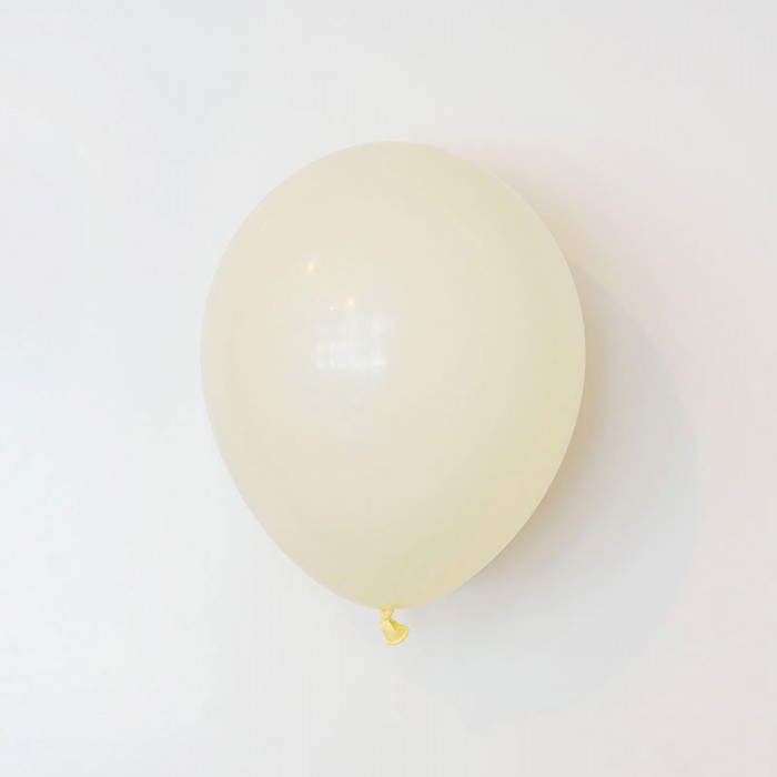 Heliumfylld latexballong 28cm - Elfenbensvit