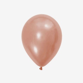 Heliumfylld latexballong 28cm - Roséguld