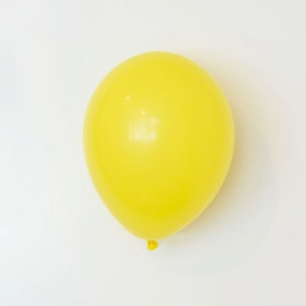 Heliumfylld latexballong 28cm - Gul