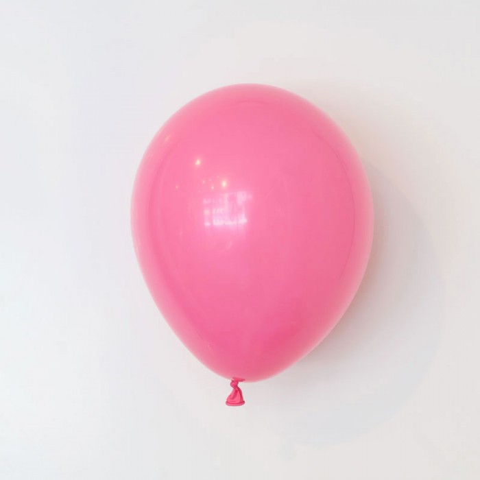 Heliumfylld latexballong 28cm - Rosa