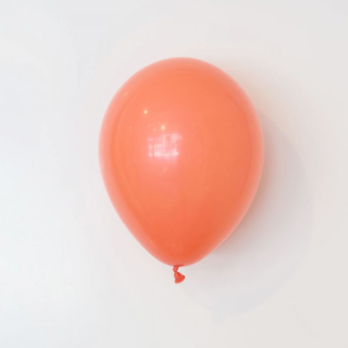 Heliumfylld latexballong 28cm - Korall