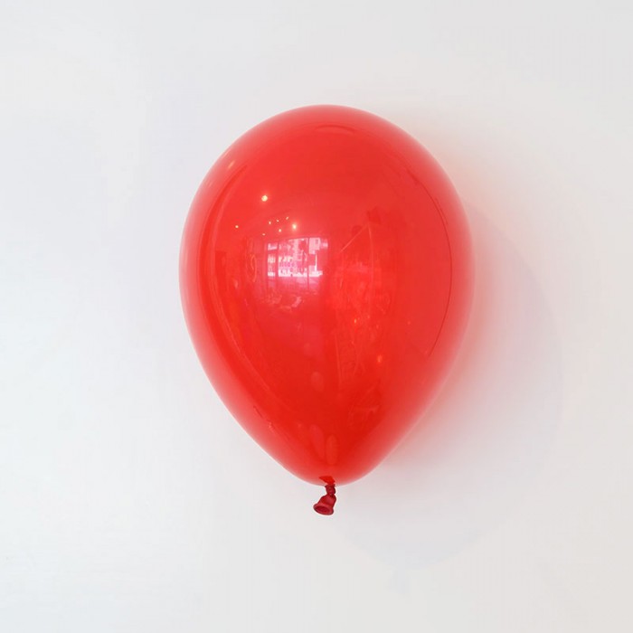 Heliumfylld latexballong 28cm - Röd