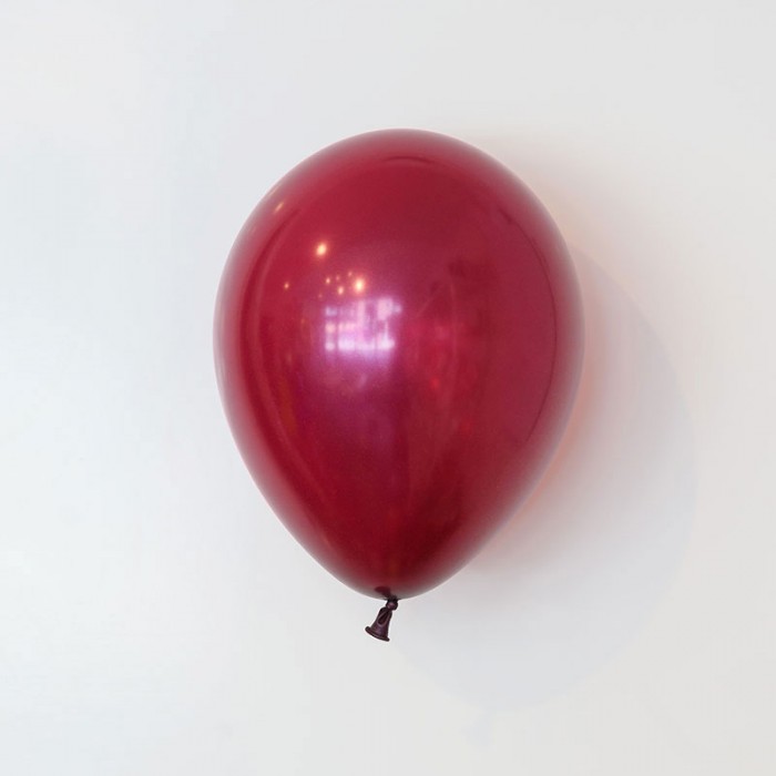 Heliumfylld latexballong 28cm - Burgundy