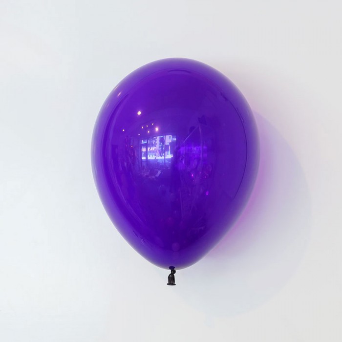 Heliumfylld latexballong 28cm - Violett
