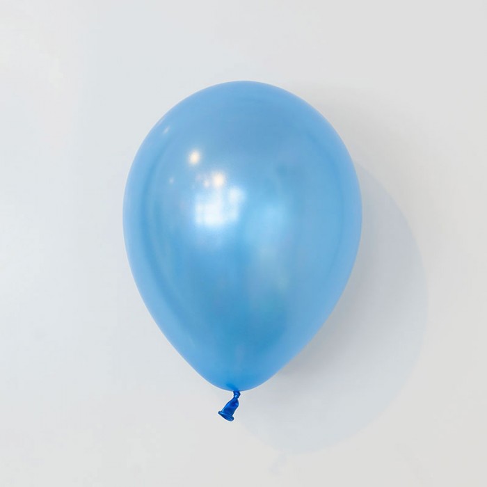 Heliumfylld latexballong 28cm - Pärlemo safir