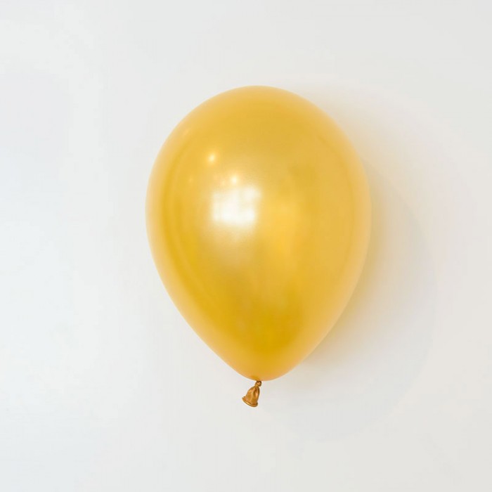 Heliumfylld latexballong 28cm - Guld