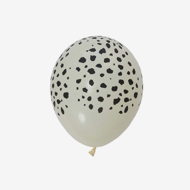 Heliumfylld latexballong 28cm - Gepard