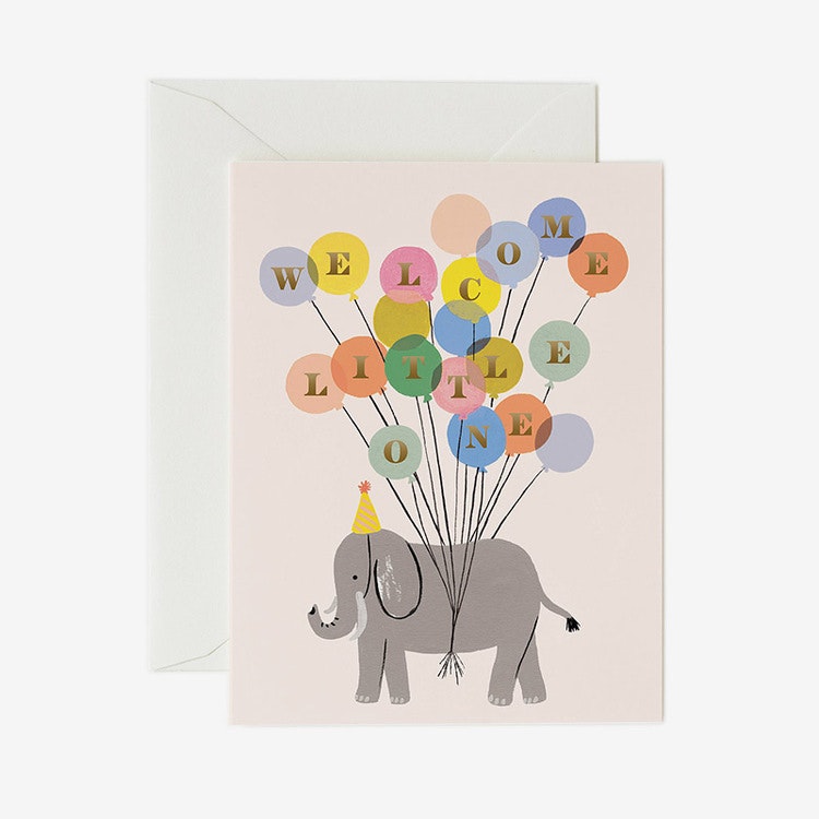Welcome Elephant - Grattiskort