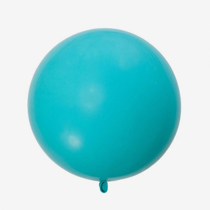 Heliumfylld Jätteballong - Karibisk Blå