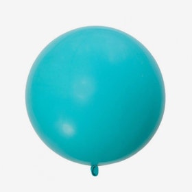 Heliumfylld Jätteballong - Karibisk Blå