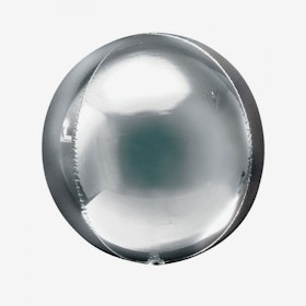 Heliumfylld Folieballong - Orbz Silver