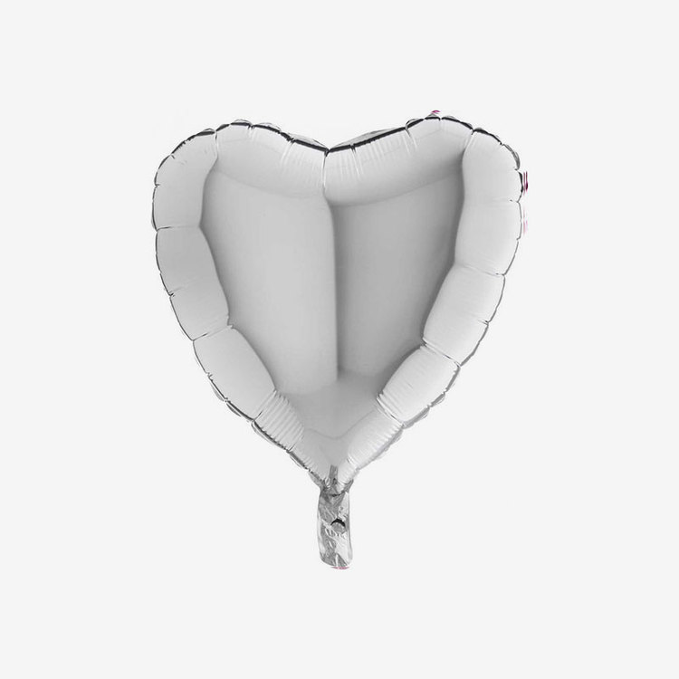 Heliumfylld Folieballong - Silver