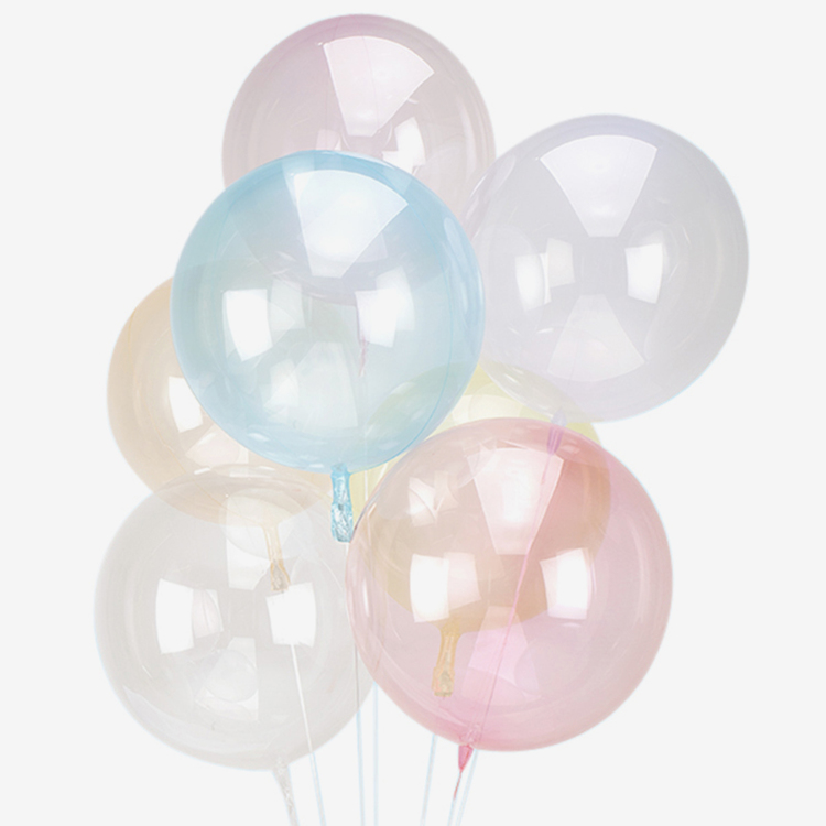 Heliumfylld Ballongbukett - Crystal Clear