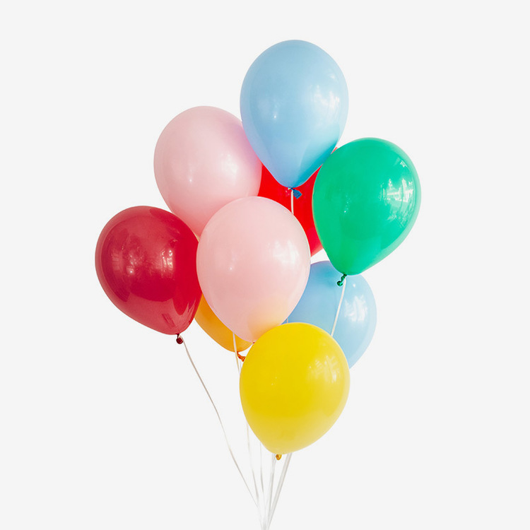 Heliumfylld Ballongbukett - Color mania
