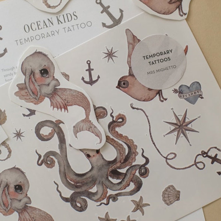 Tatueringar Ocean Kids -  Mrs Mighetto