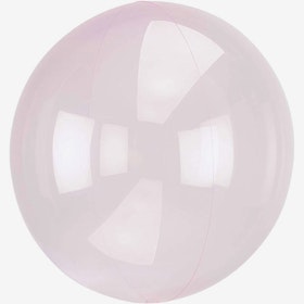 Ballong - Crystal Clear - Ljusrosa