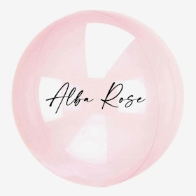 Heliumfylld Bubbla - Personlig - Rosa