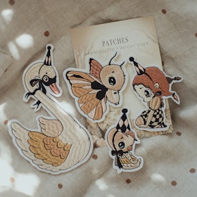 4-pack Patches Dear Swan  -  Mrs Mighetto