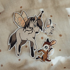 4-pack Patches Flying Pony  -  Mrs Mighetto