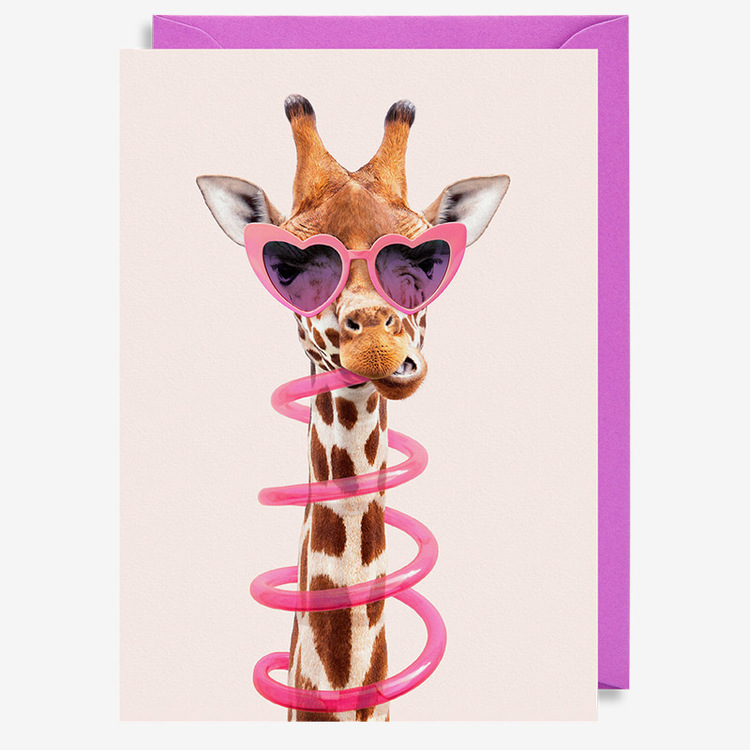 Kort - Thirsty Giraffe