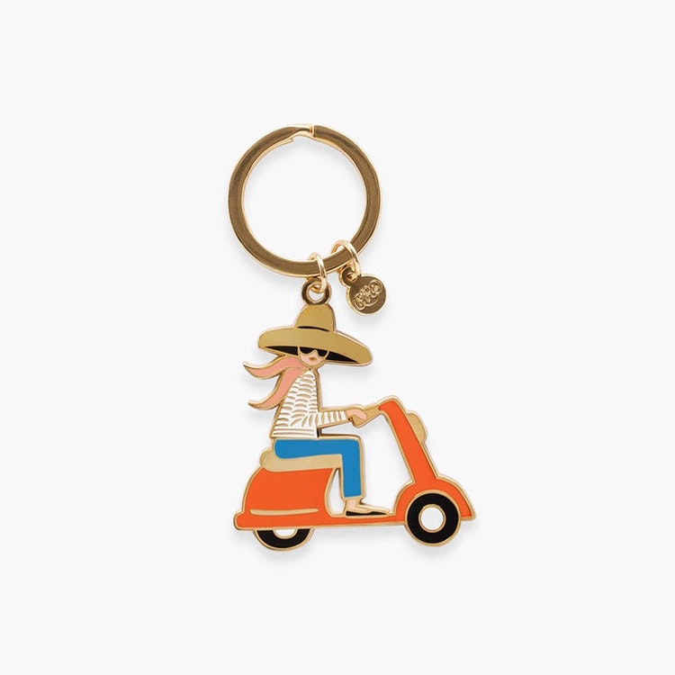 Enamel Keychain - Scooter