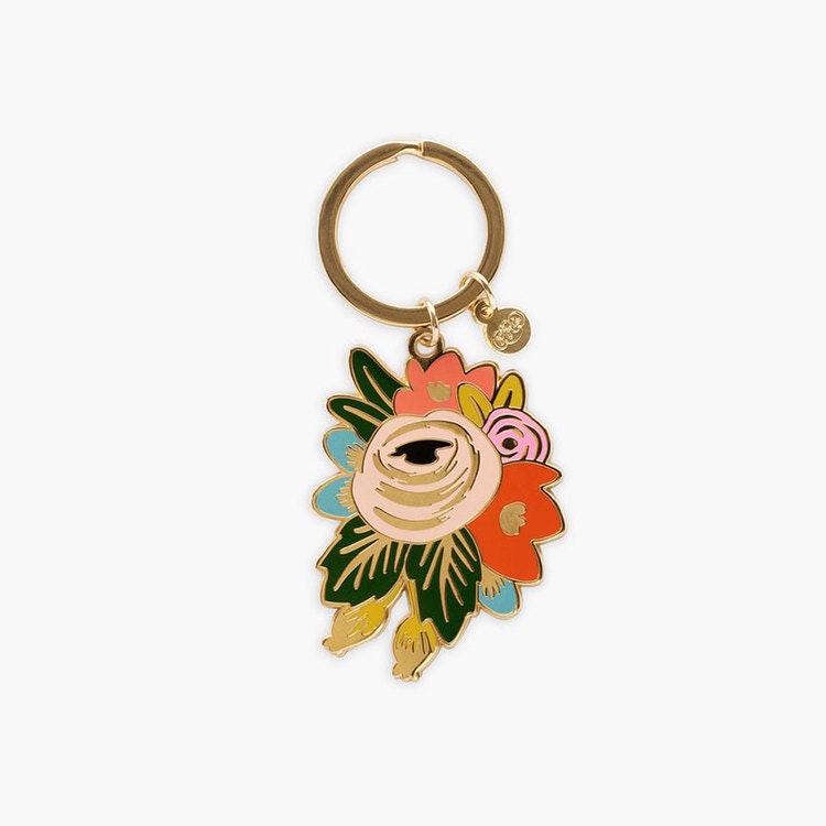 Enamel Keychain - Rosa