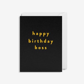 Kort - Happy Birthday Boss