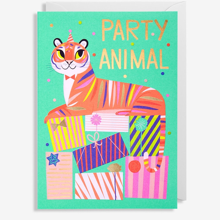 Kort - Party Animal - Tiger