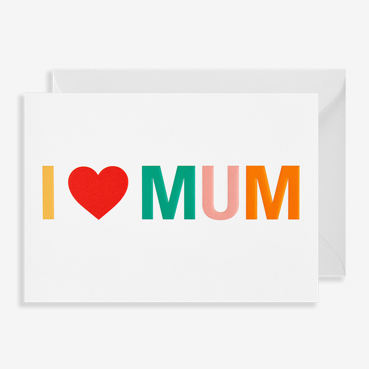Kort - I Love Mum