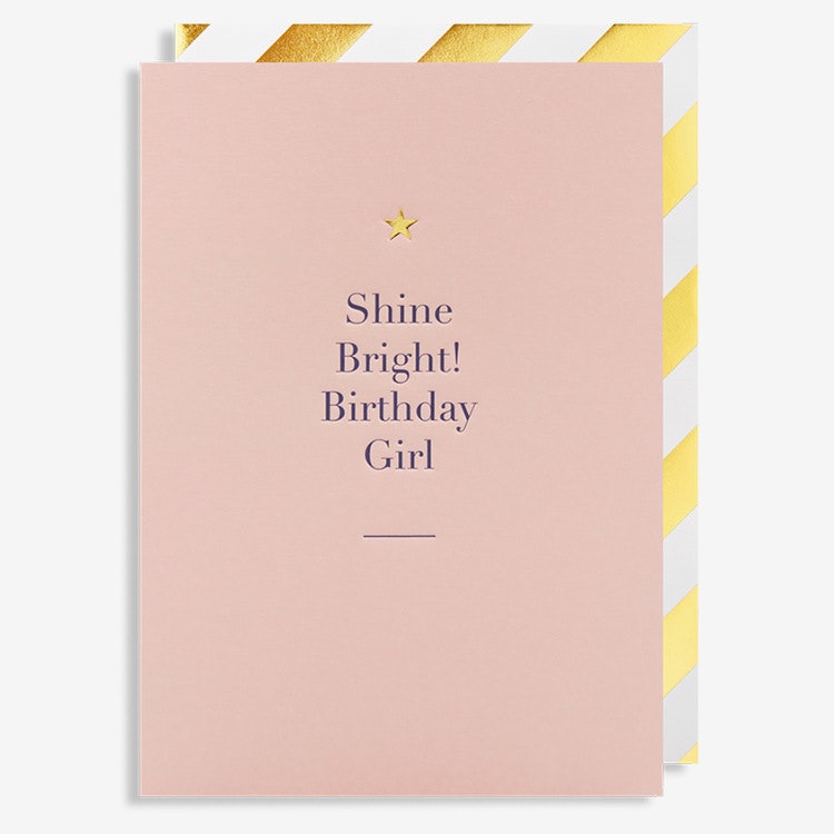 Kort - Shine Bright Birthday Girl