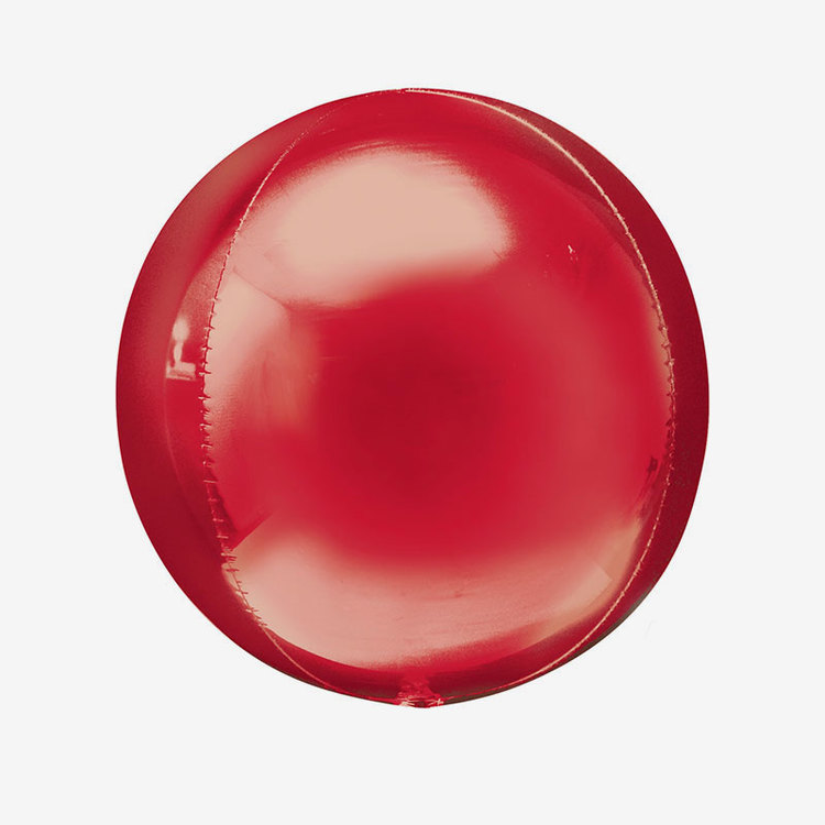 Folieballong - Orbz Röd