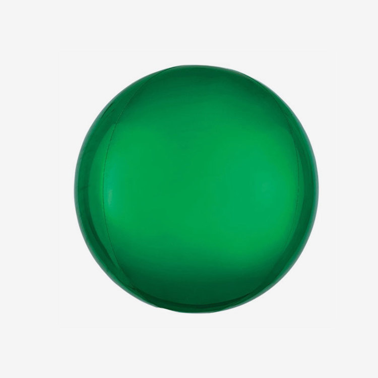 Heliumfylld Folieballong - Orbz Grön