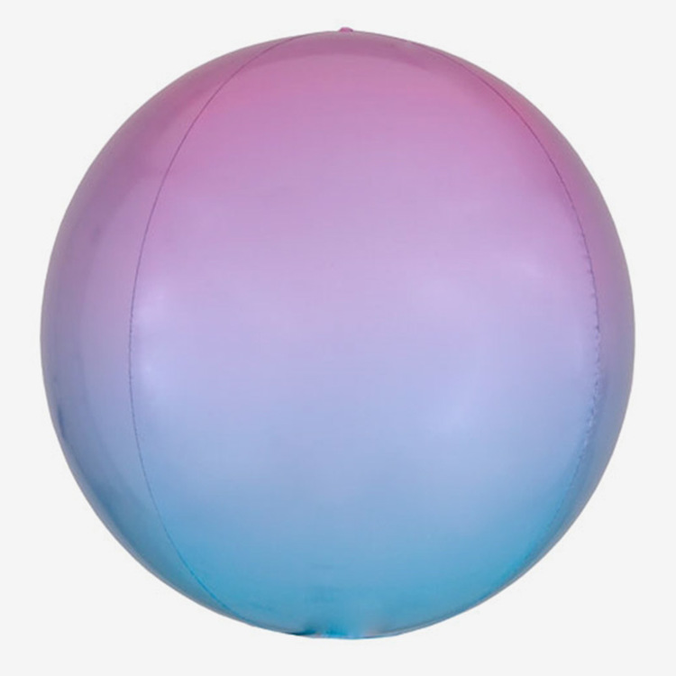 Heliumfylld Folieballong - Orbz Lavendel Ljusblå