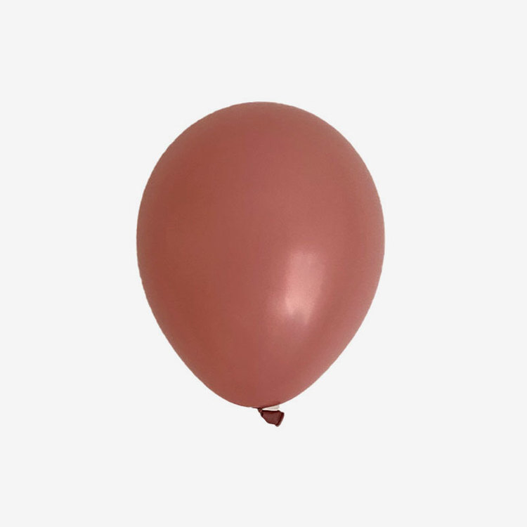 Heliumfylld latexballong 28cm - Canyon Rose