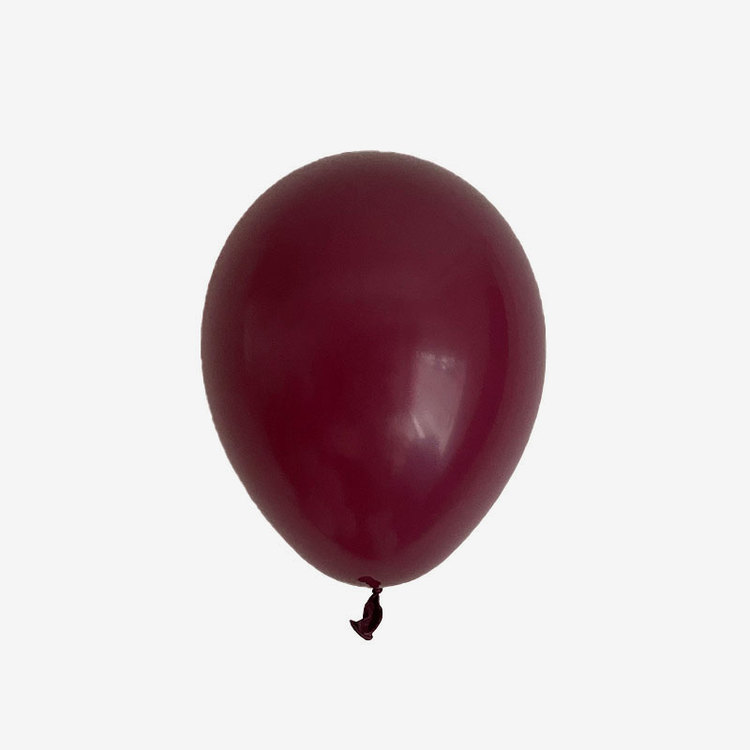 Heliumfylld latexballong 28cm - Sangria