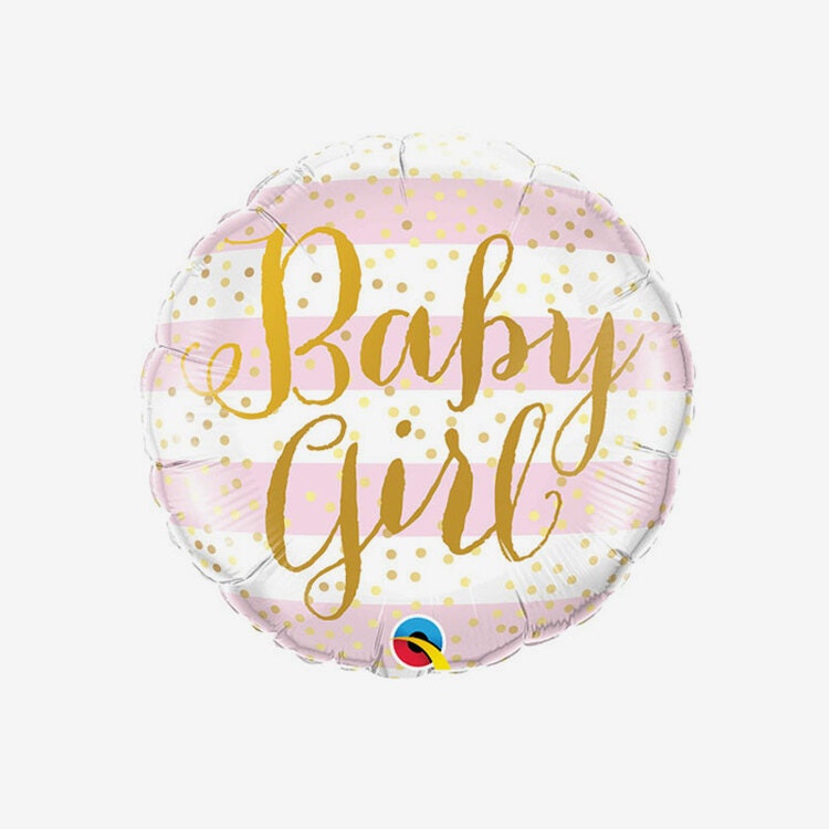 Heliumfylld folieballong - Baby Girl