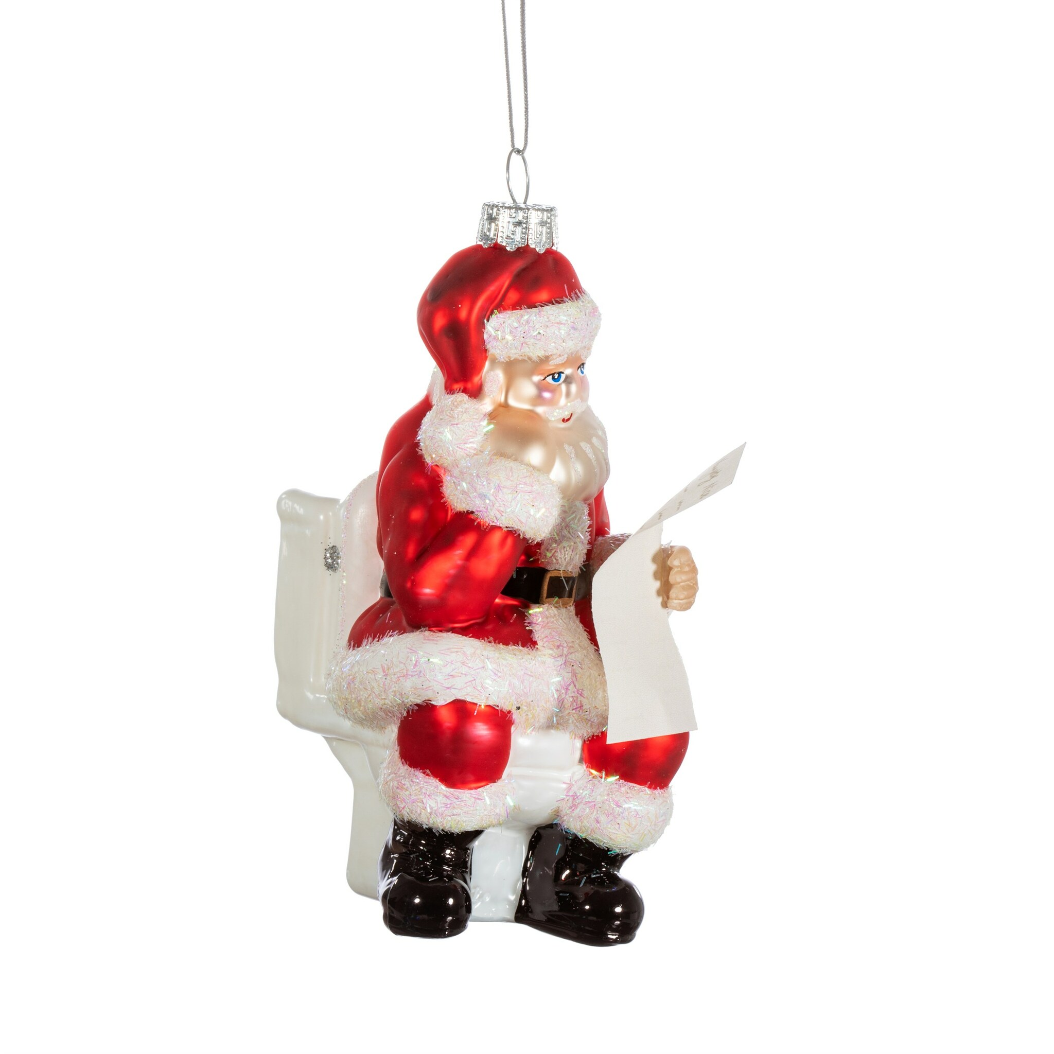 Julgranskula - Santa on the loo