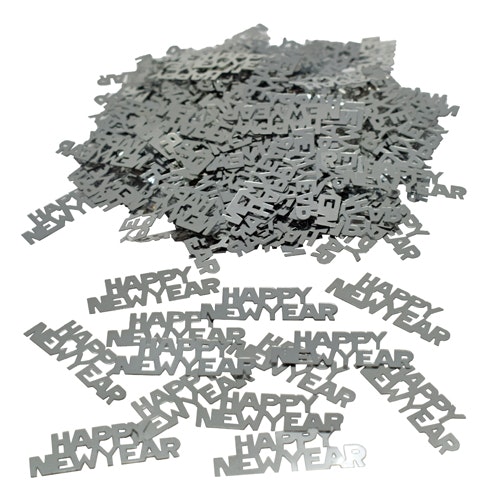 Konfetti - Happy New Year - Silver