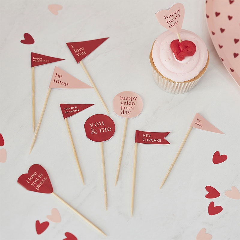 Cupcake Toppers - You & Me - Valentines