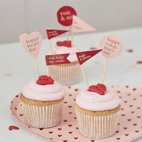 Cupcake Toppers - You & Me - Valentines