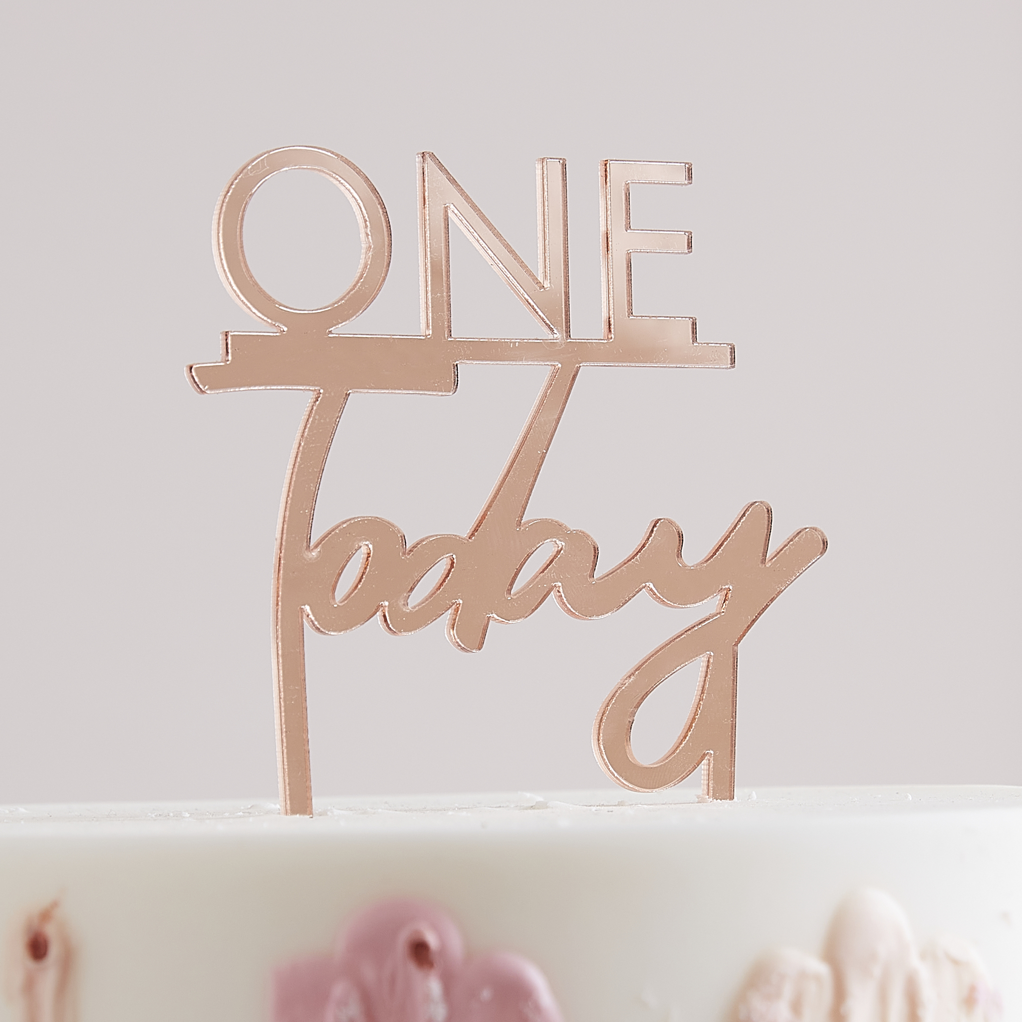 Cake topper - One Today