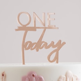 Cake topper - One Today