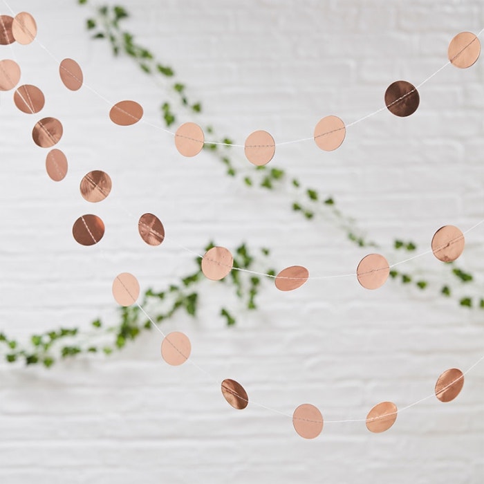 Girlang Confetti Roséguld